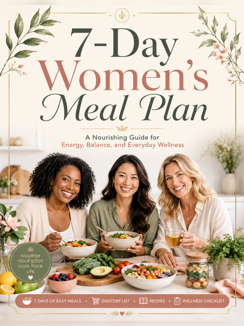 7-Day Women's Meal Plan — Rory Digital Wellness cover