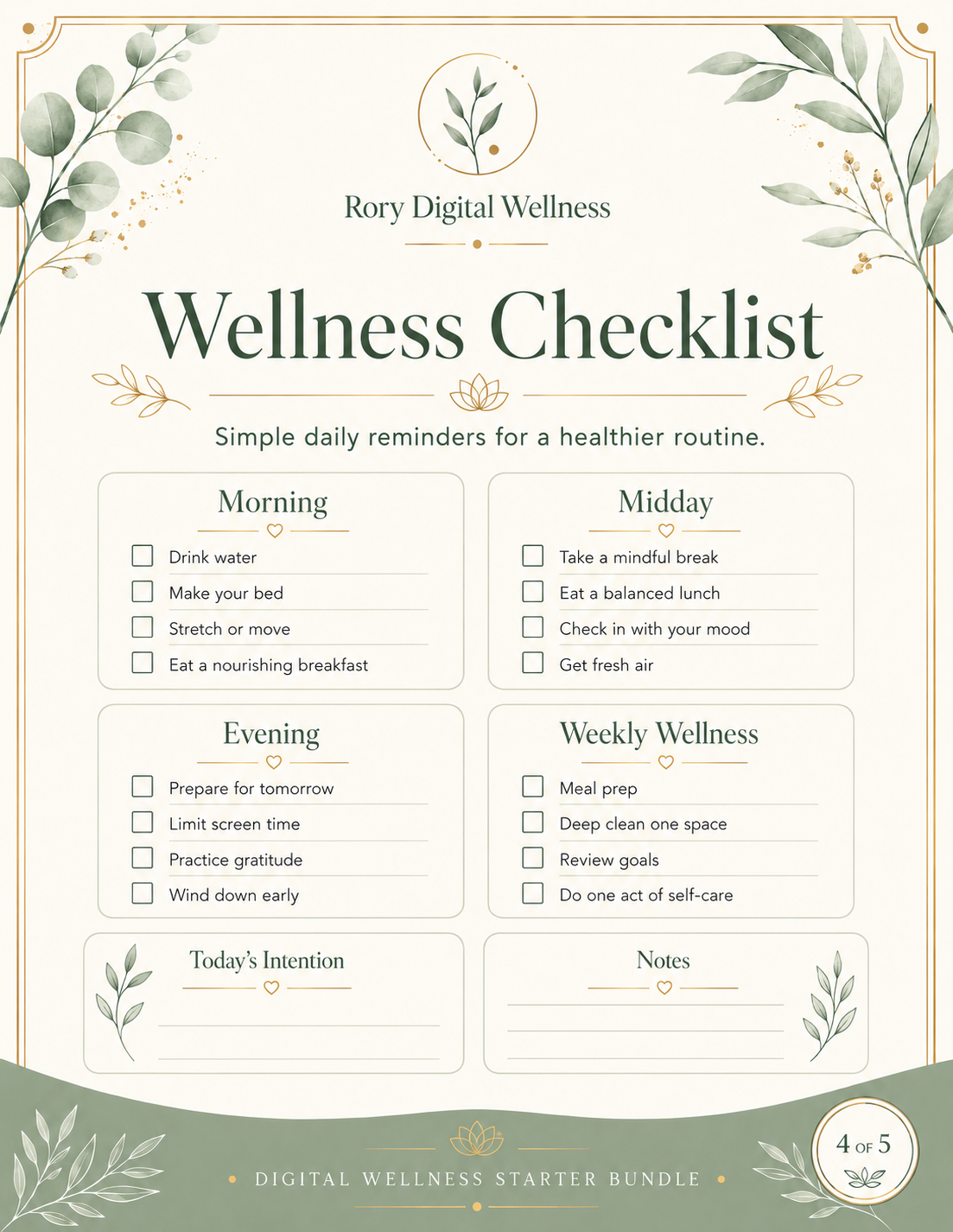 Digital Wellness Starter Bundle