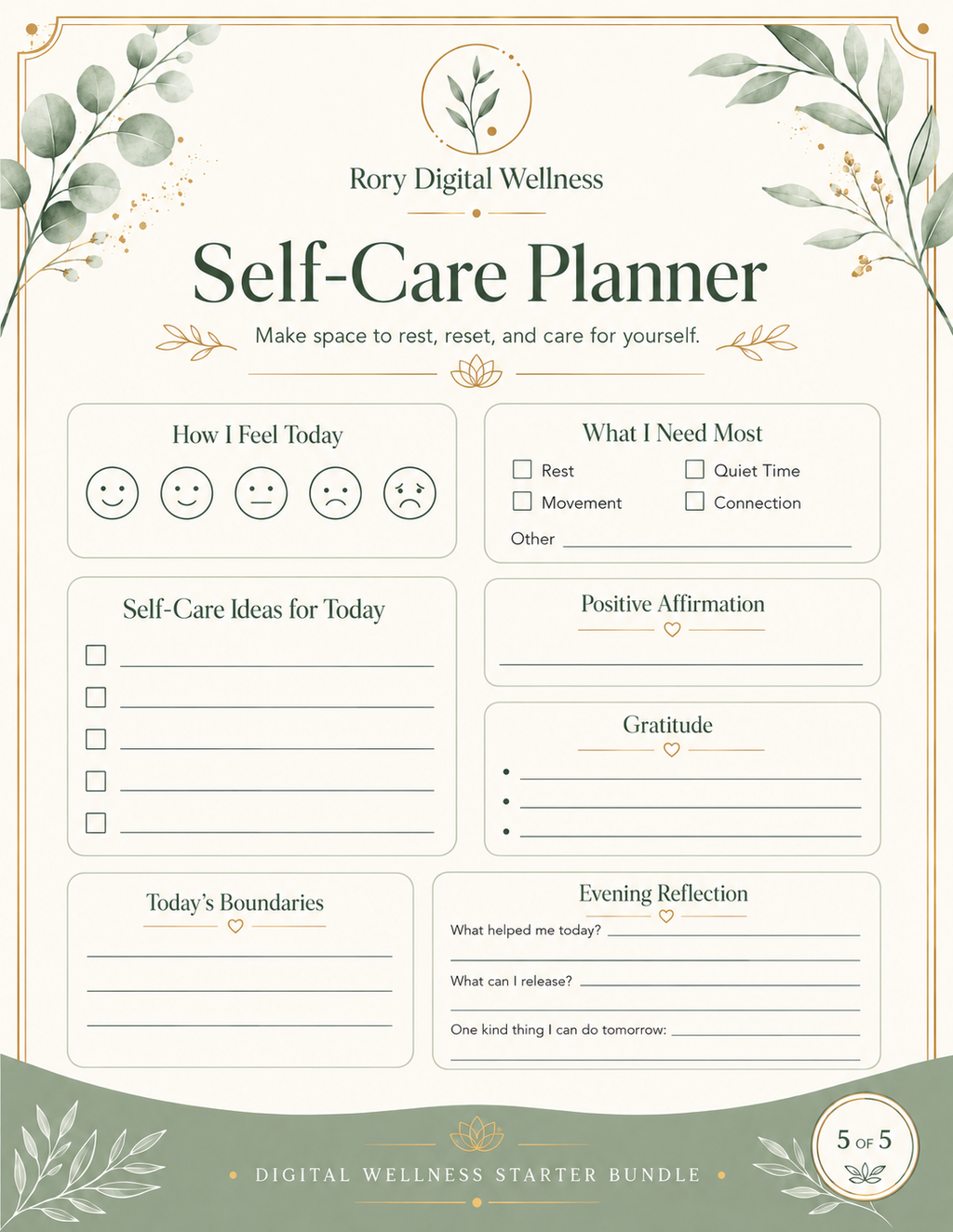 Digital Wellness Starter Bundle