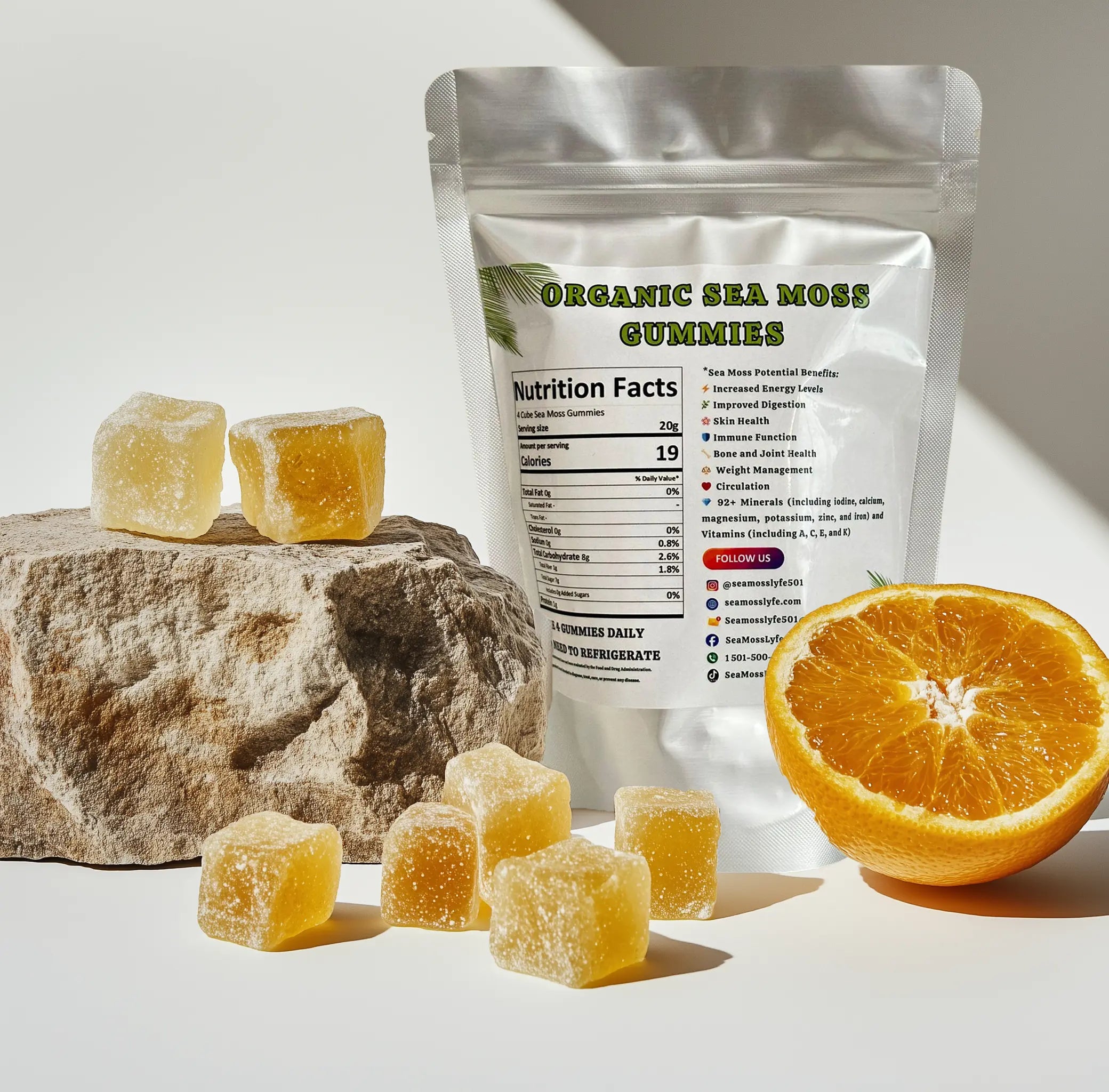 Tropical Tides Sea Moss Gummies — 120 ct (30-Day Supply)