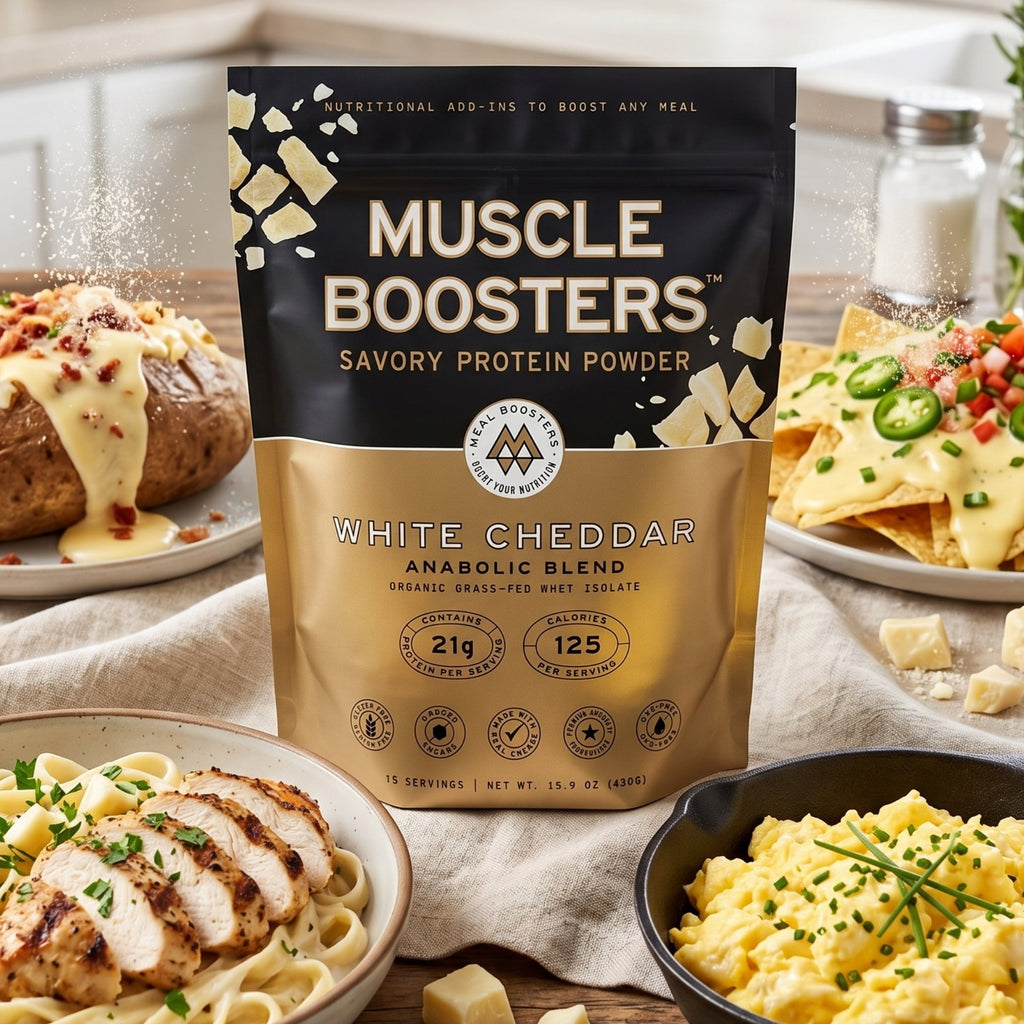 Muscle Boosters Protein, White Cheddar