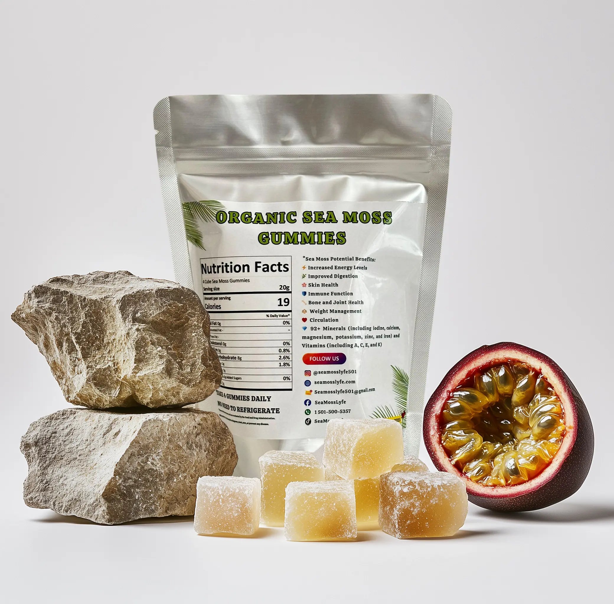 Tropical Tides Sea Moss Gummies — 120 ct (30-Day Supply)