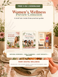 Free 3-in-1 Women's Wellness Preview cover from Rory Digital Wellness