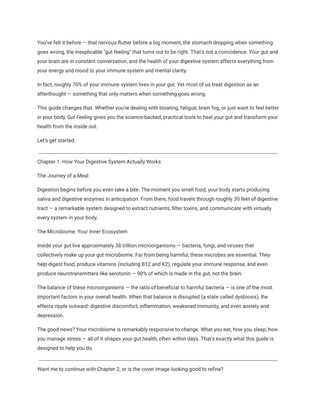 Gut Feeling digestive health guide — page 2