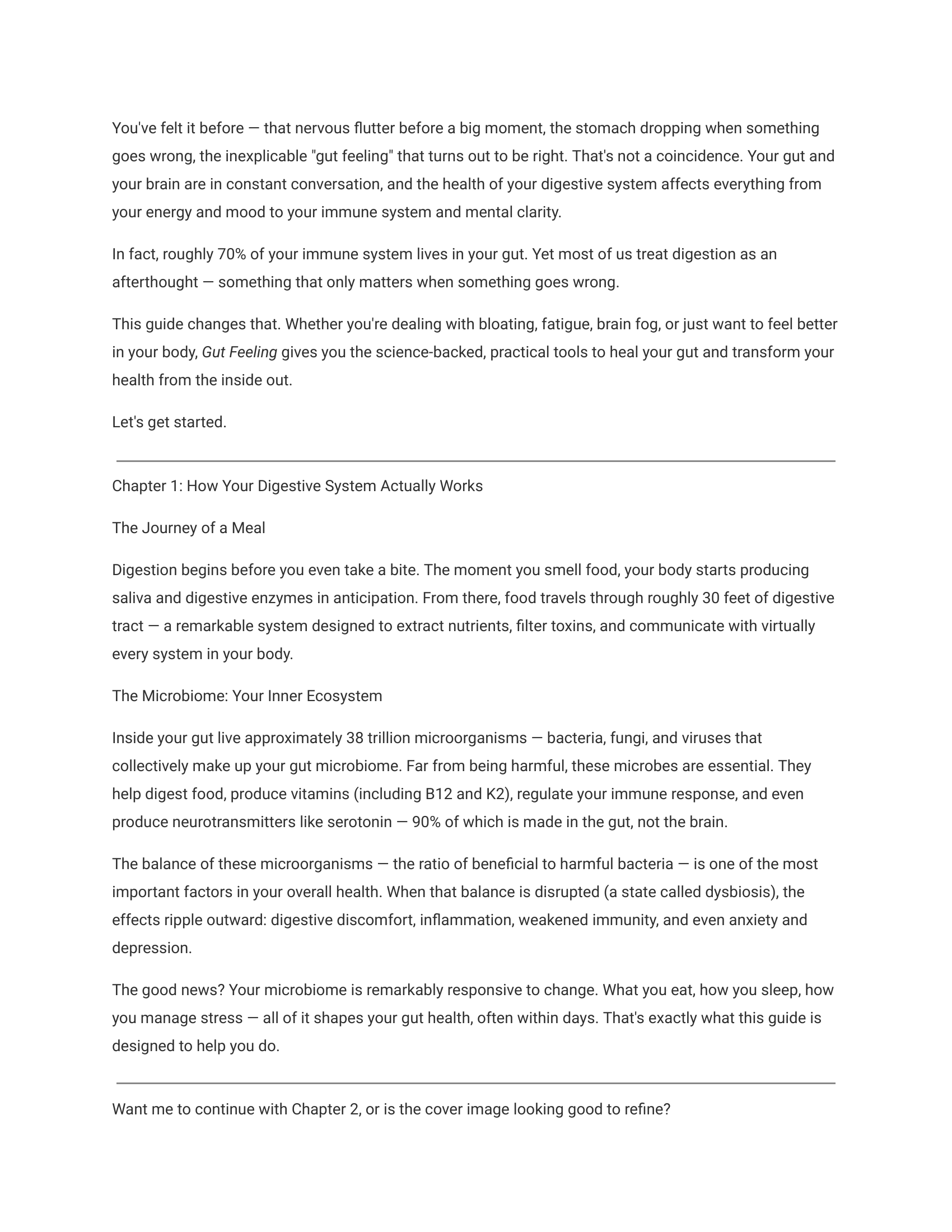 Gut Feeling digestive health guide — page 2
