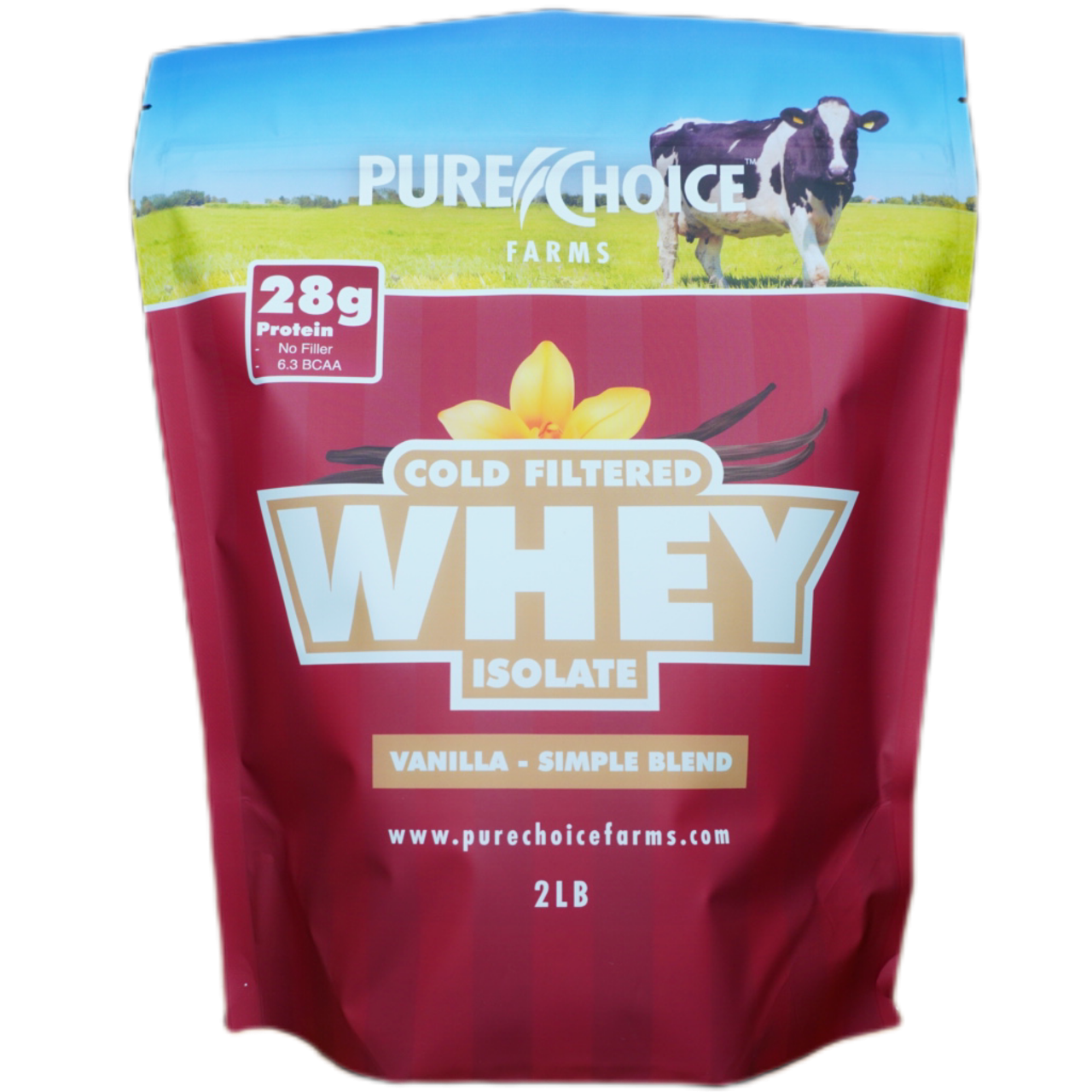 Whey Protein Isolate, organic vanilla