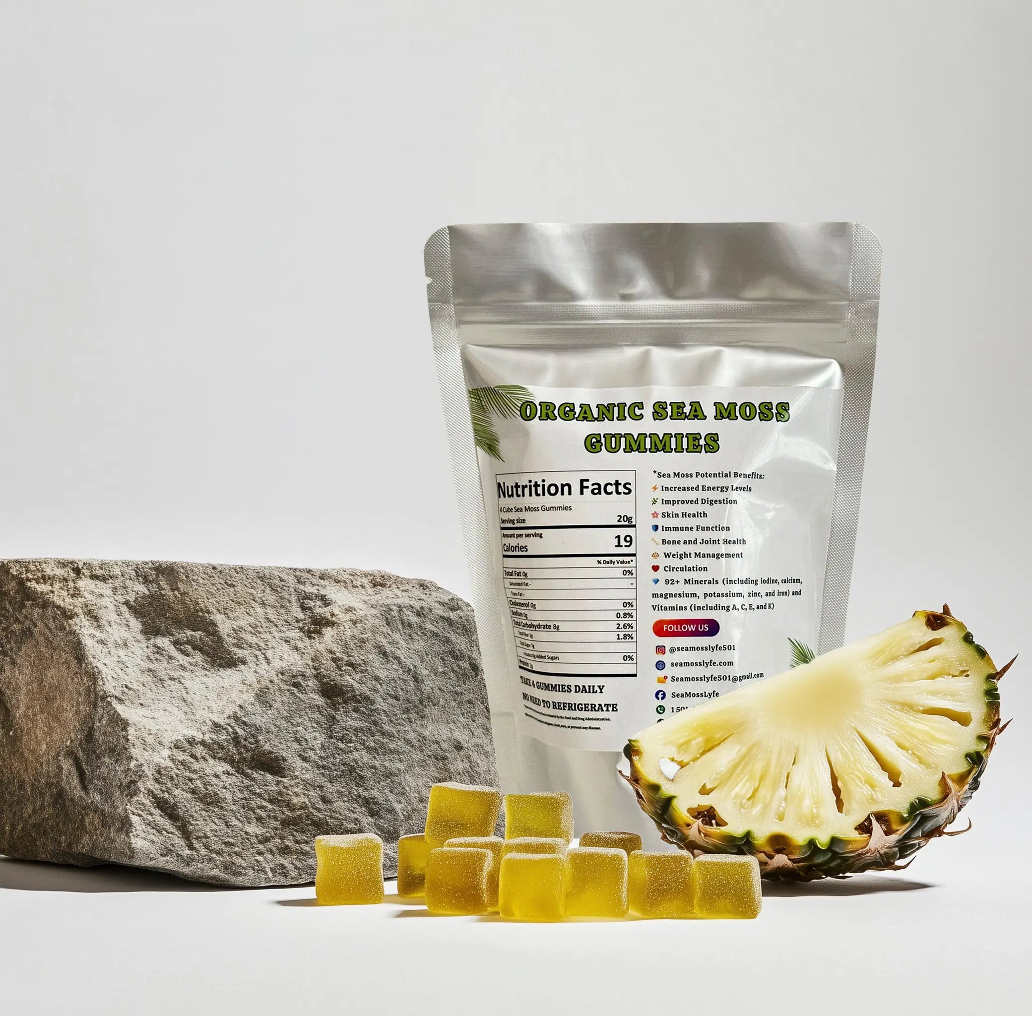 Tropical Tides Sea Moss Gummies — 120 ct (30-Day Supply)